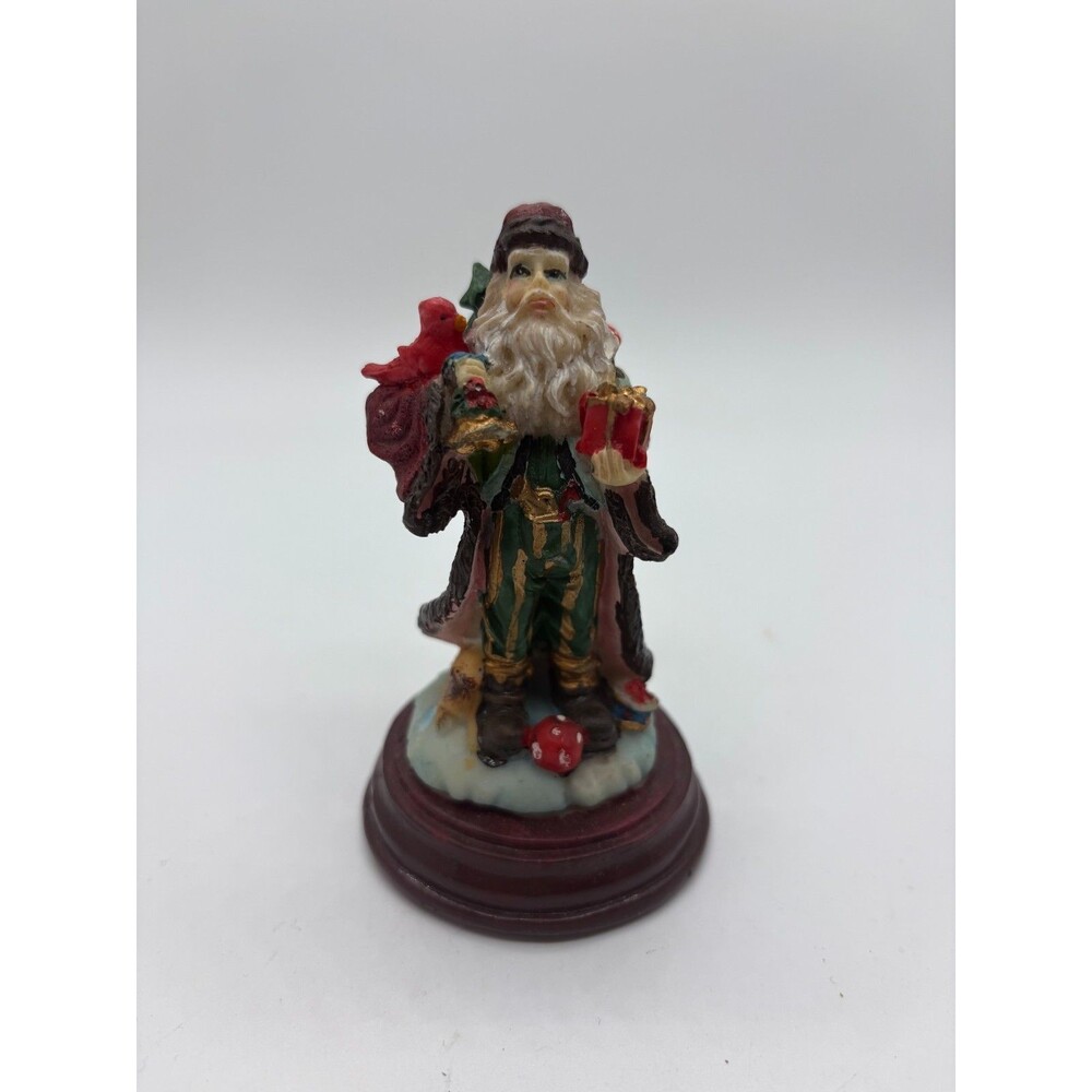 Kirkland Cedar Creek Collection Santa Holiday Christmas 4" Figurine Resin